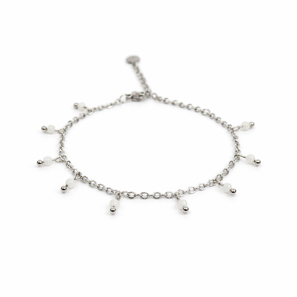 Bracelet moonstone silver