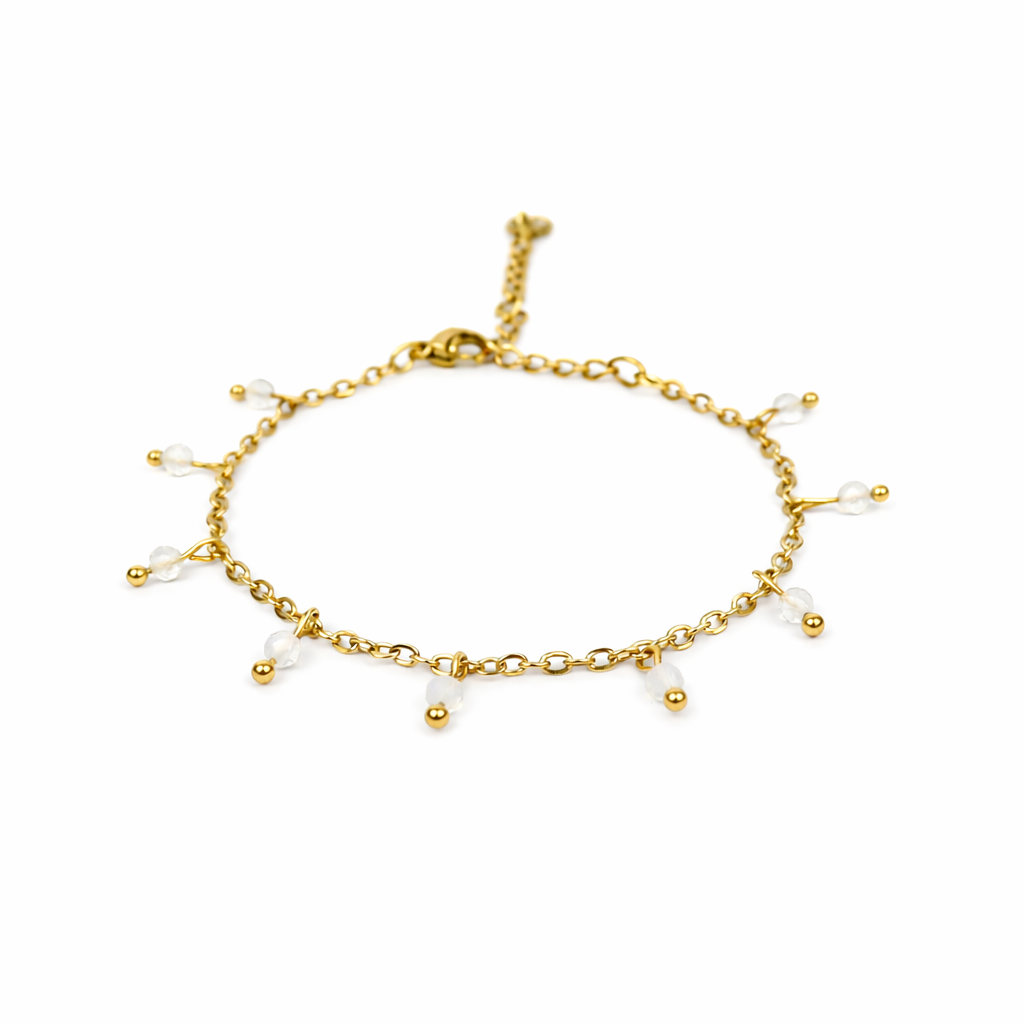Opalite gold bracelet