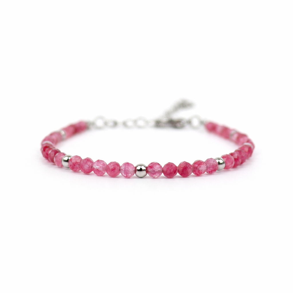 Armband toermalijn zilver