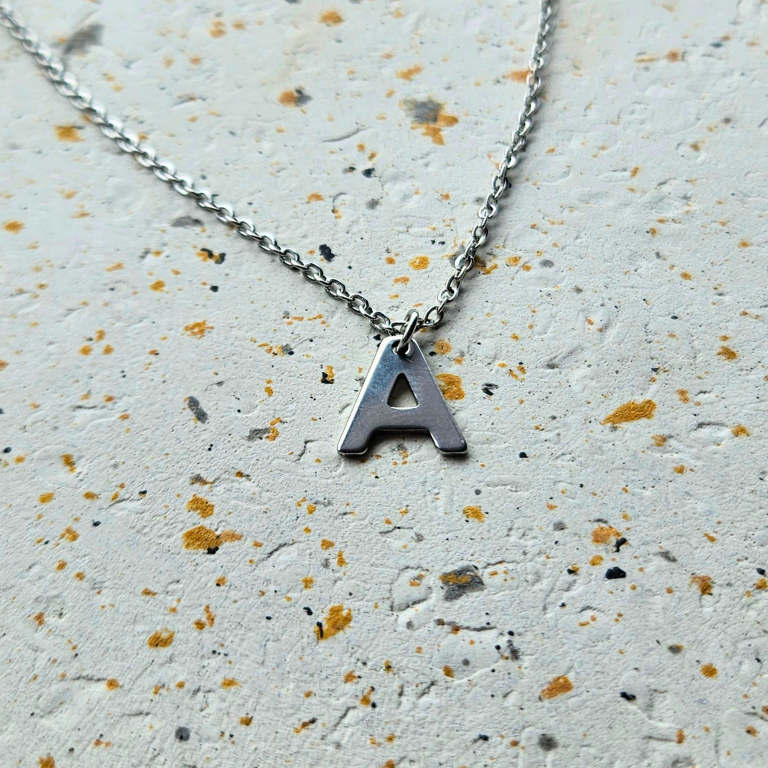 Ketting initiaal zilver