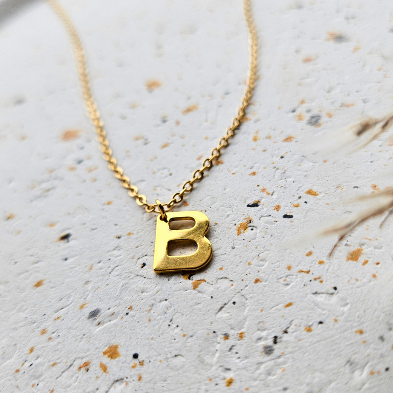 Ketting initiaal goud