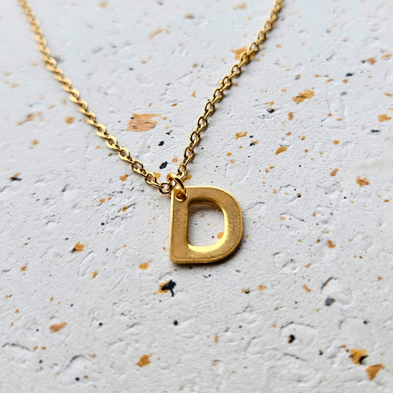 Ketting initiaal goud