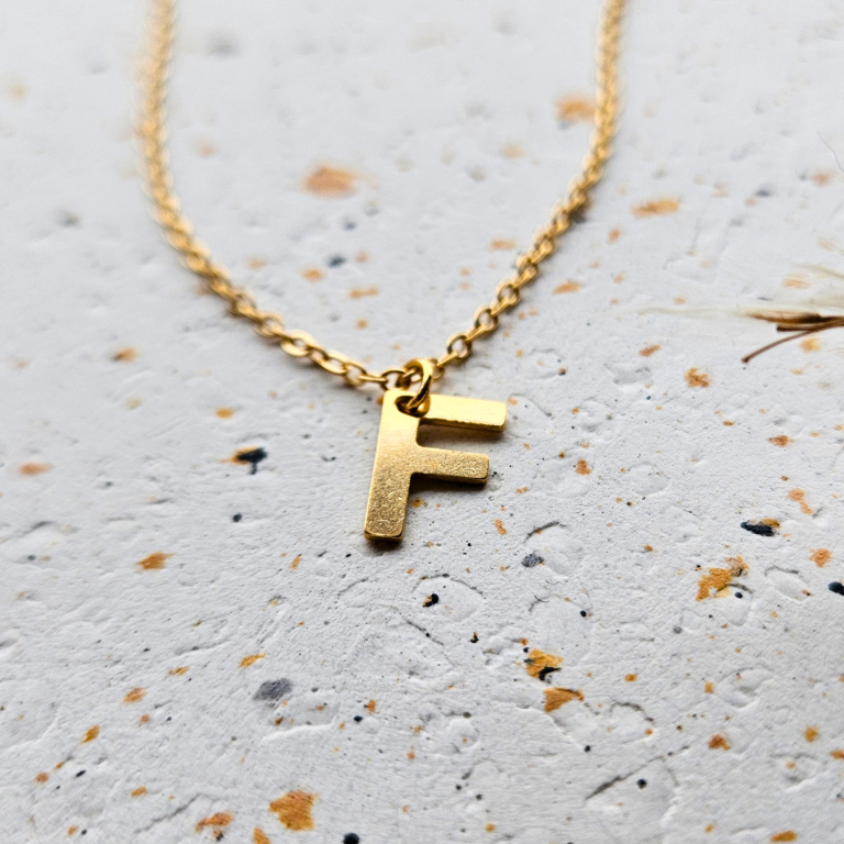 Ketting initiaal goud