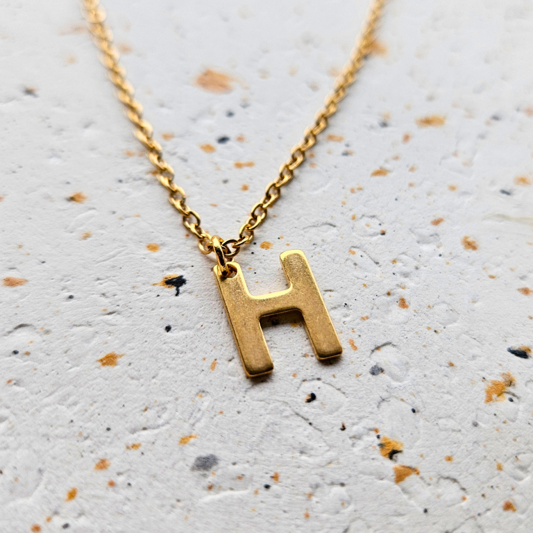 Ketting initiaal goud