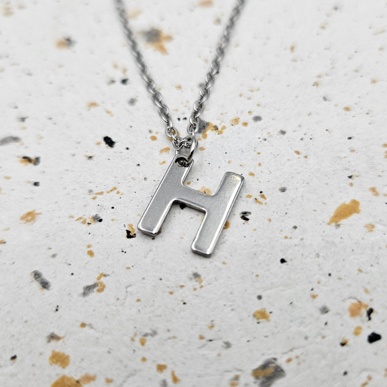 Ketting initiaal zilver