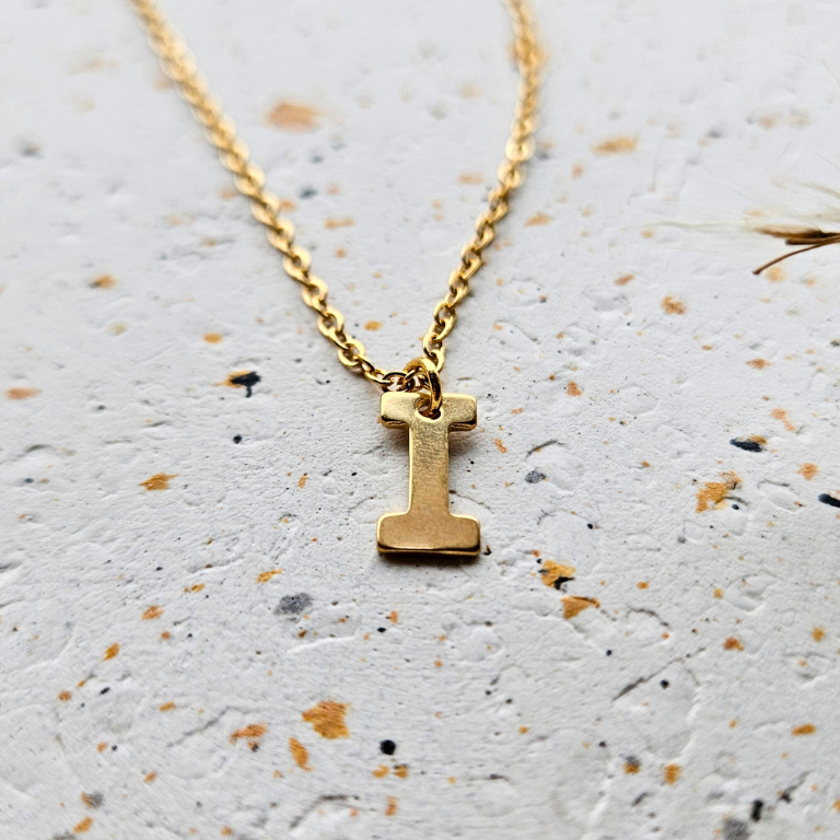 Ketting initiaal goud