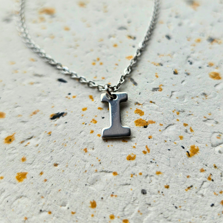 Ketting initiaal zilver