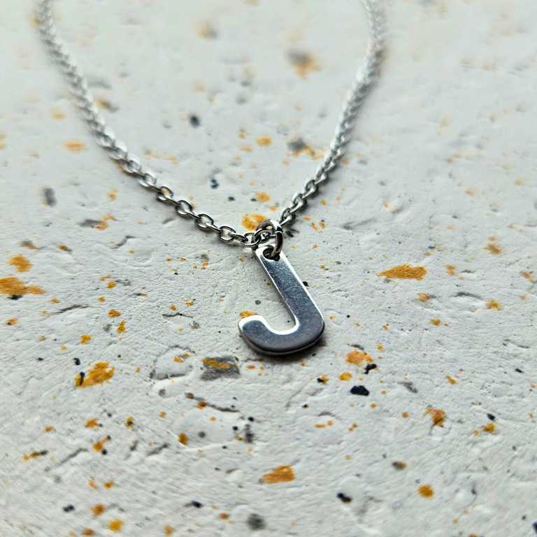 Ketting initiaal zilver