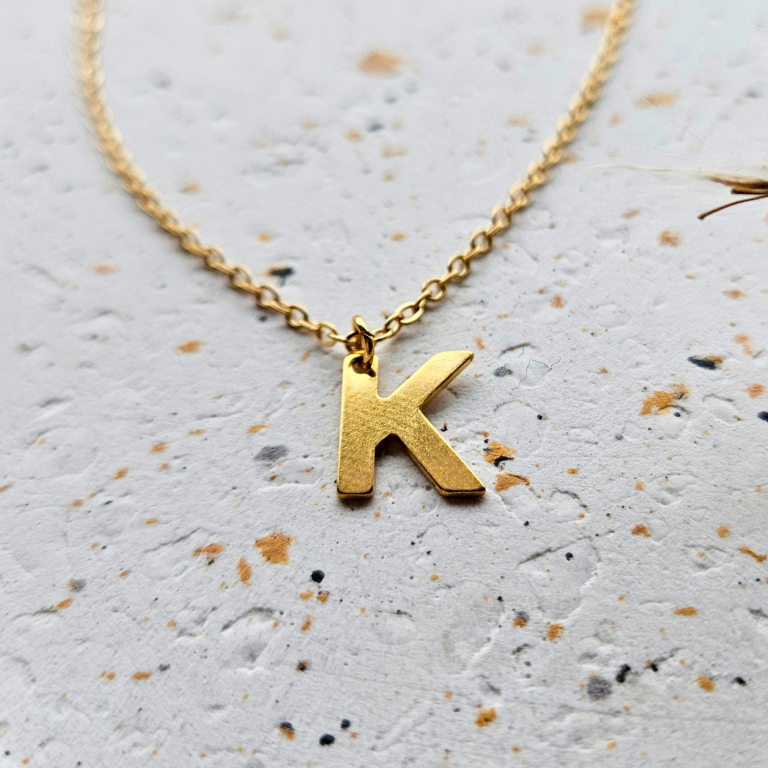 Ketting initiaal goud