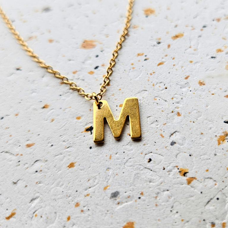 Ketting initiaal goud