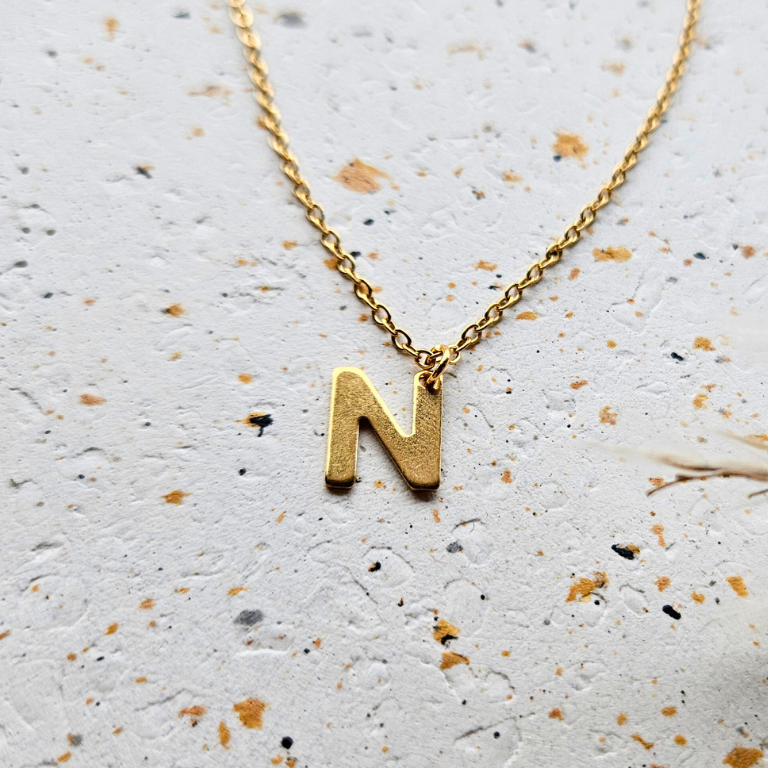 Ketting initiaal goud
