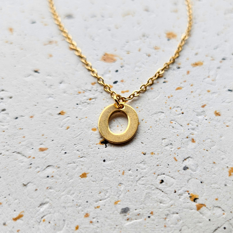 Ketting initiaal goud