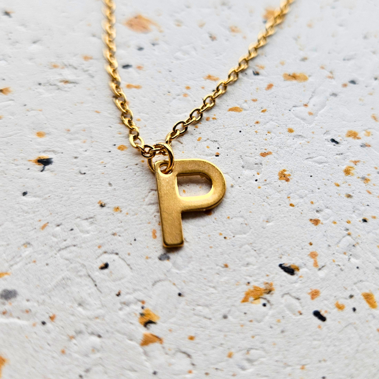 Ketting initiaal goud