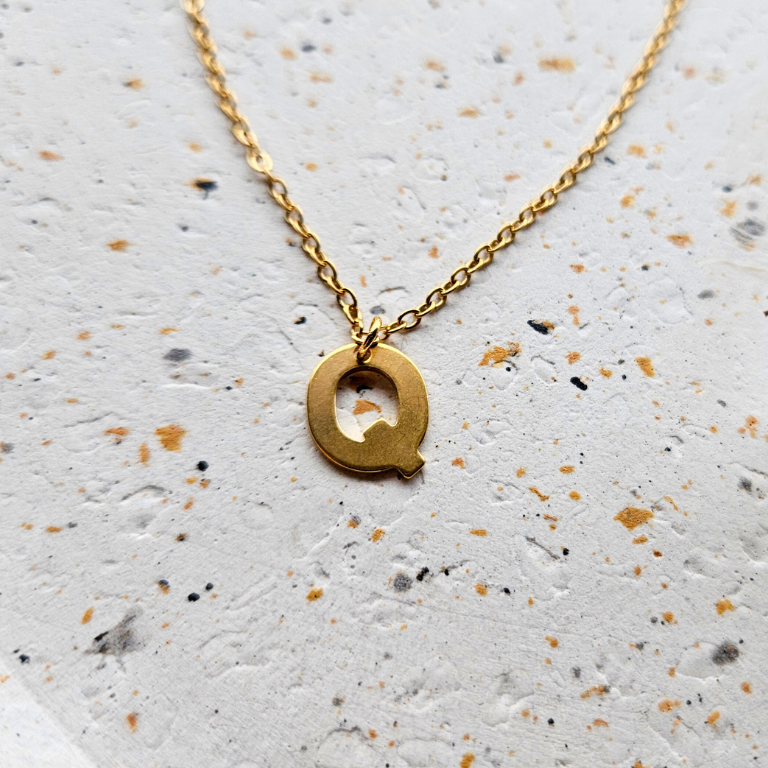 Ketting initiaal goud