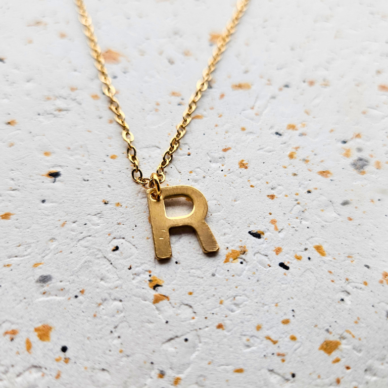 Ketting initiaal goud