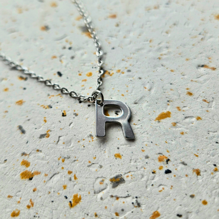 Ketting initiaal zilver