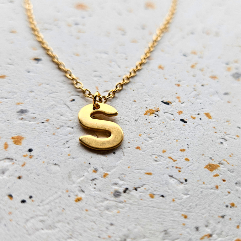 Ketting initiaal goud