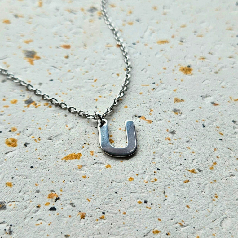 Ketting initiaal zilver