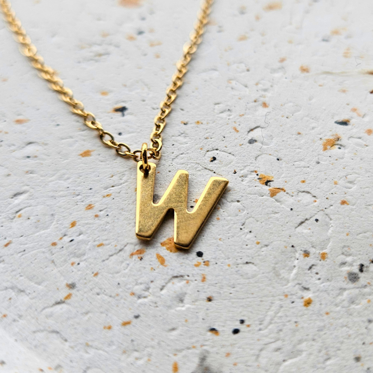 Ketting initiaal goud