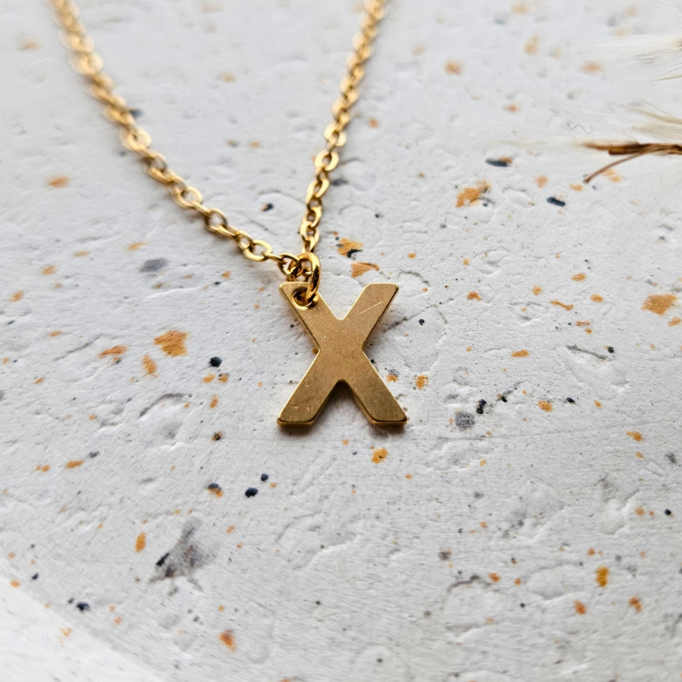 Ketting initiaal goud