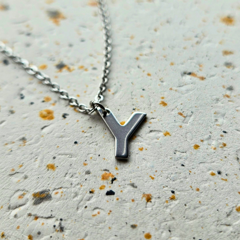 Ketting initiaal zilver