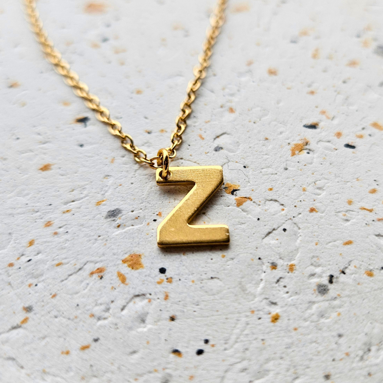 Ketting initiaal goud