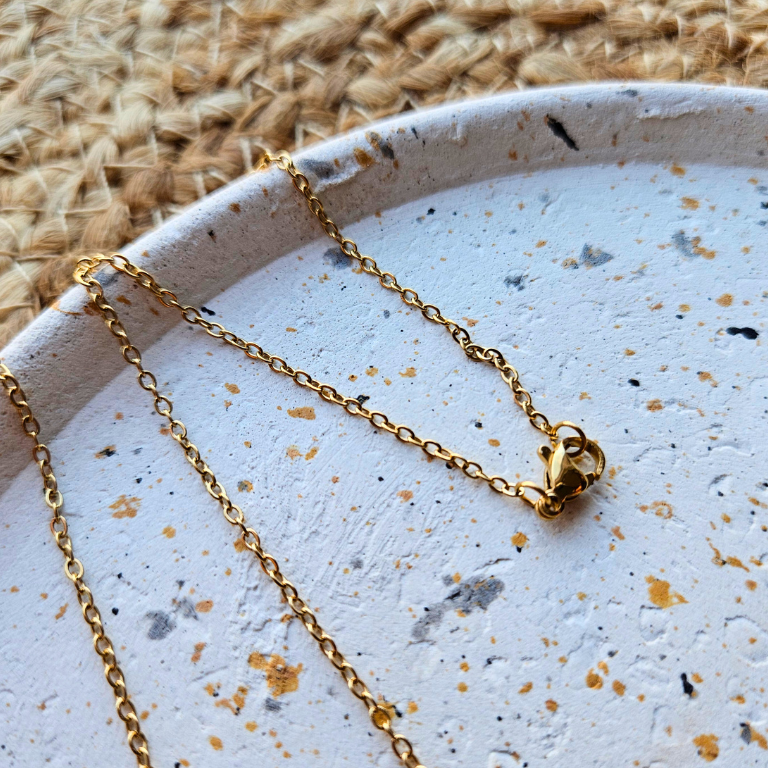 Ketting van goldplated stainless steel