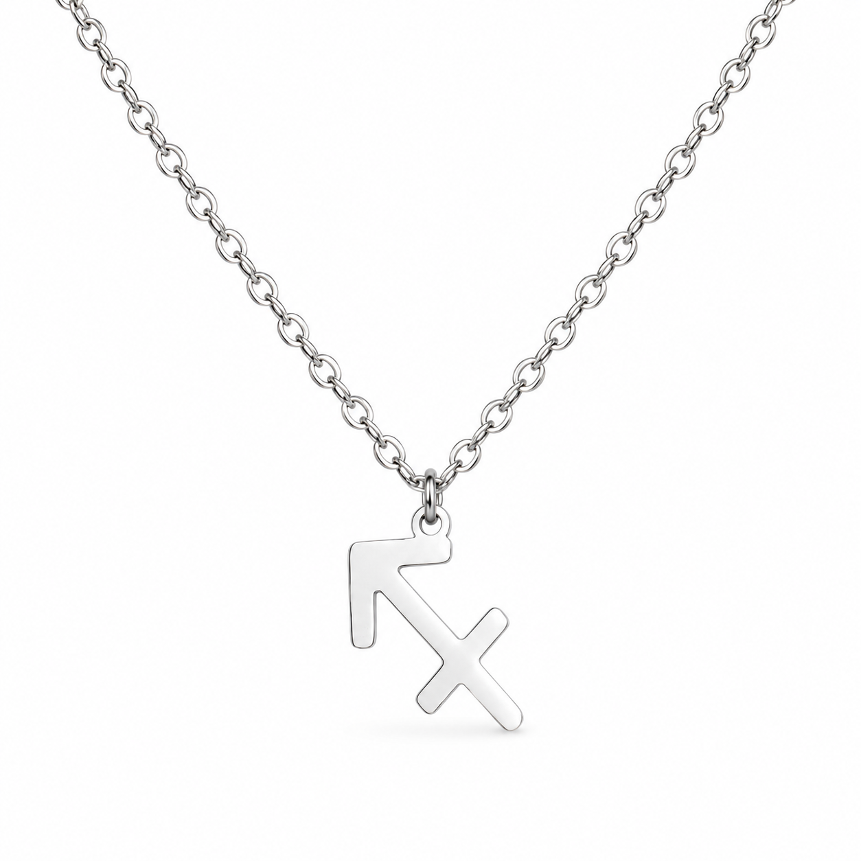 Ketting gemaakt van stainless steel met sterrenbeeld boogschutter