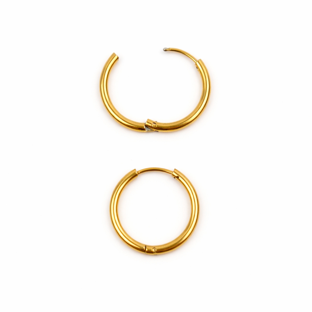 Oorbellen parel goud