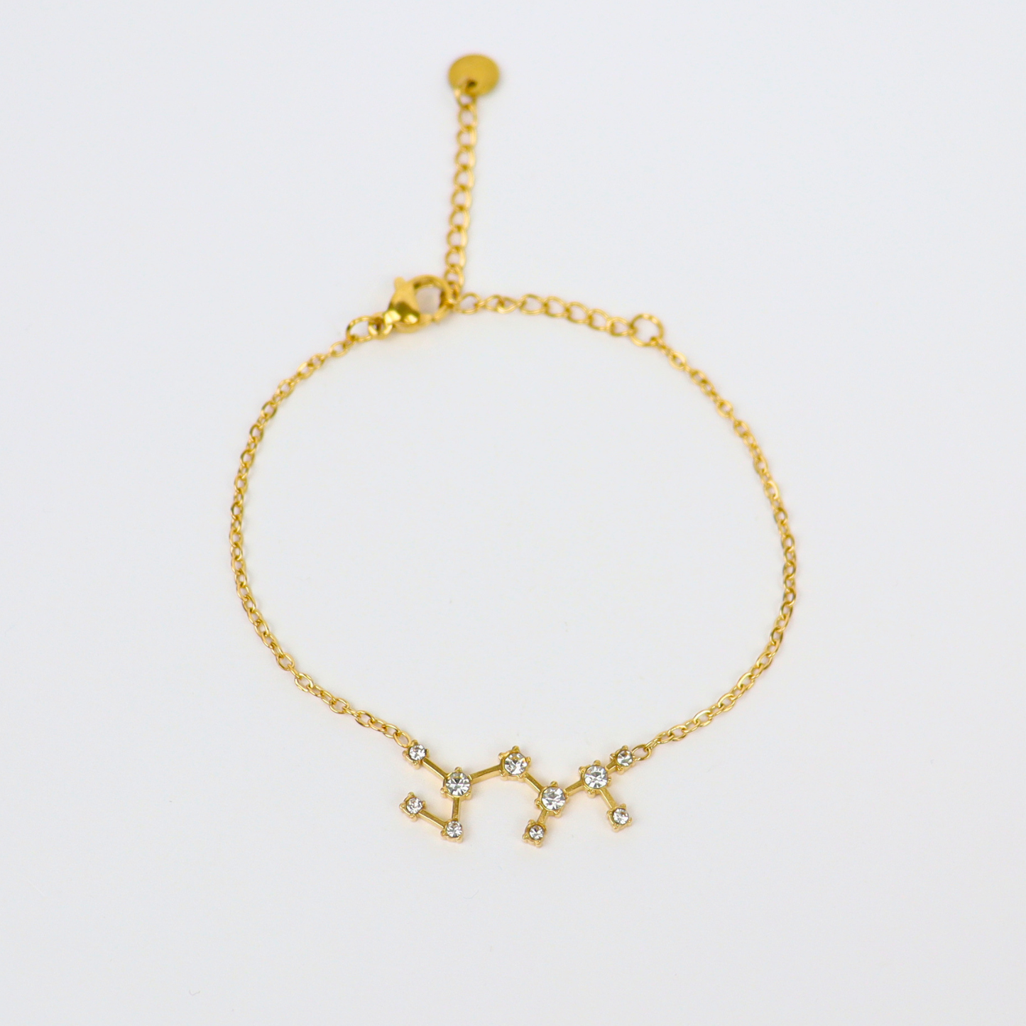 Zodiac sign bracelet Sagittarius gold