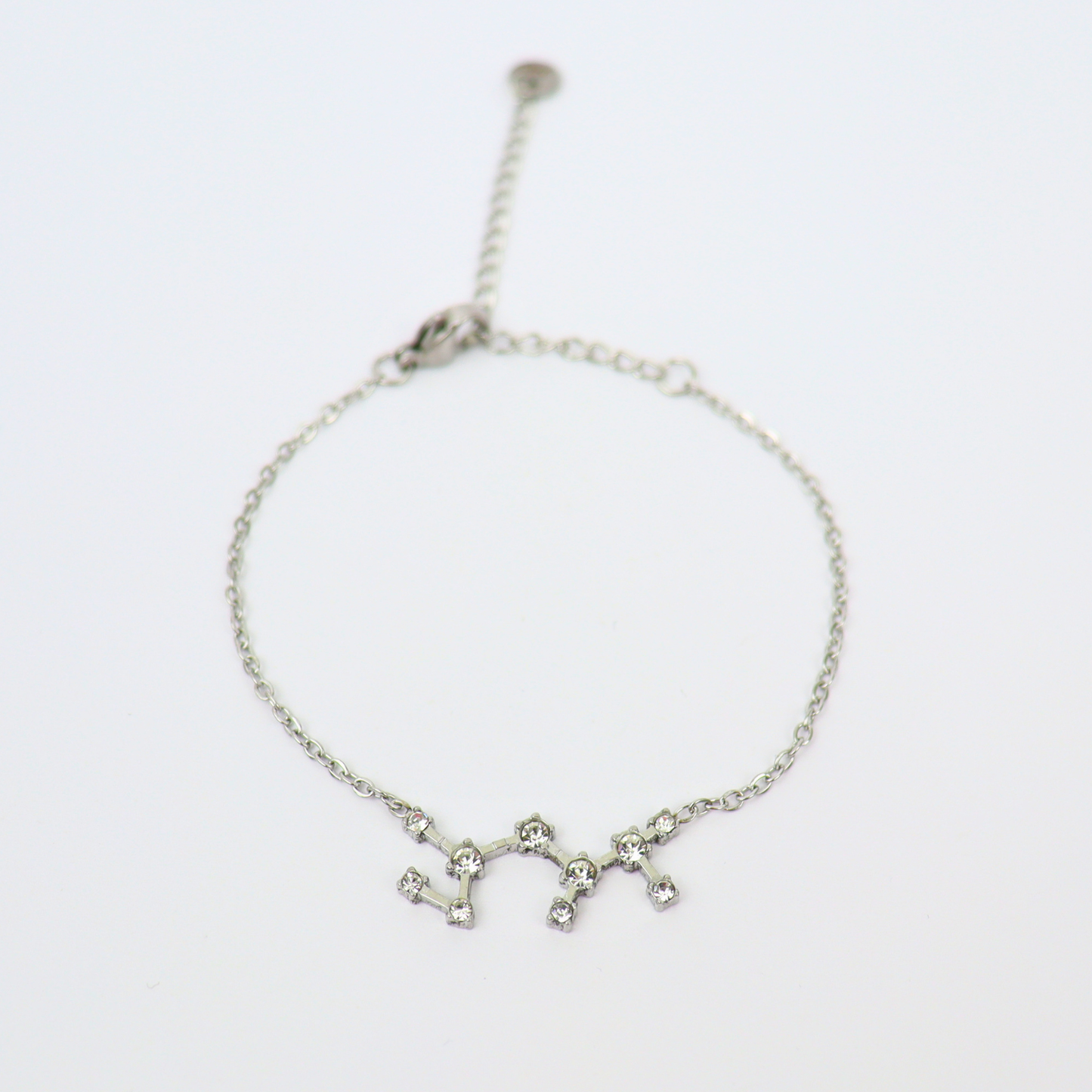 Zodiac sign bracelet Sagittarius silver