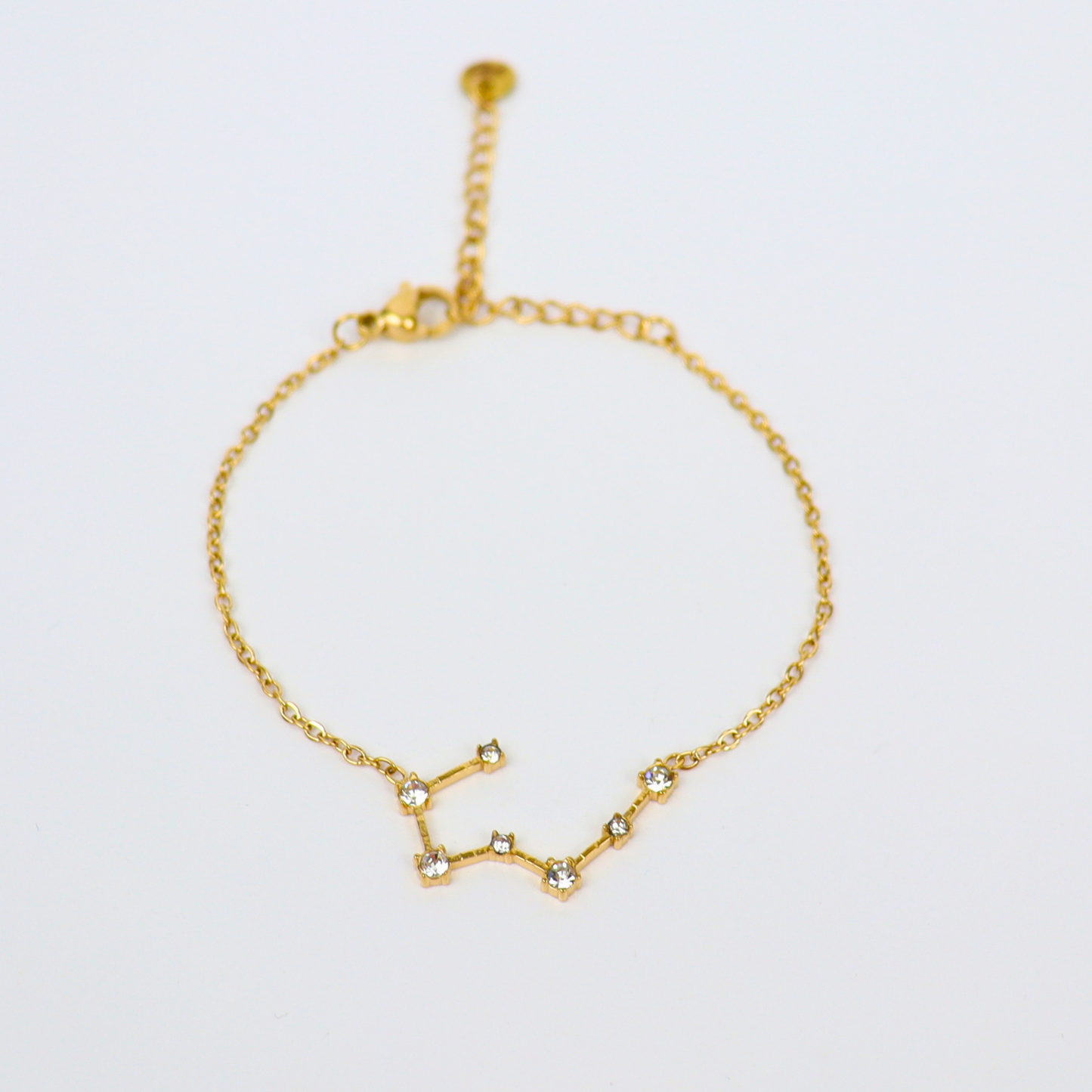 Zodiac sign bracelet cancer gold