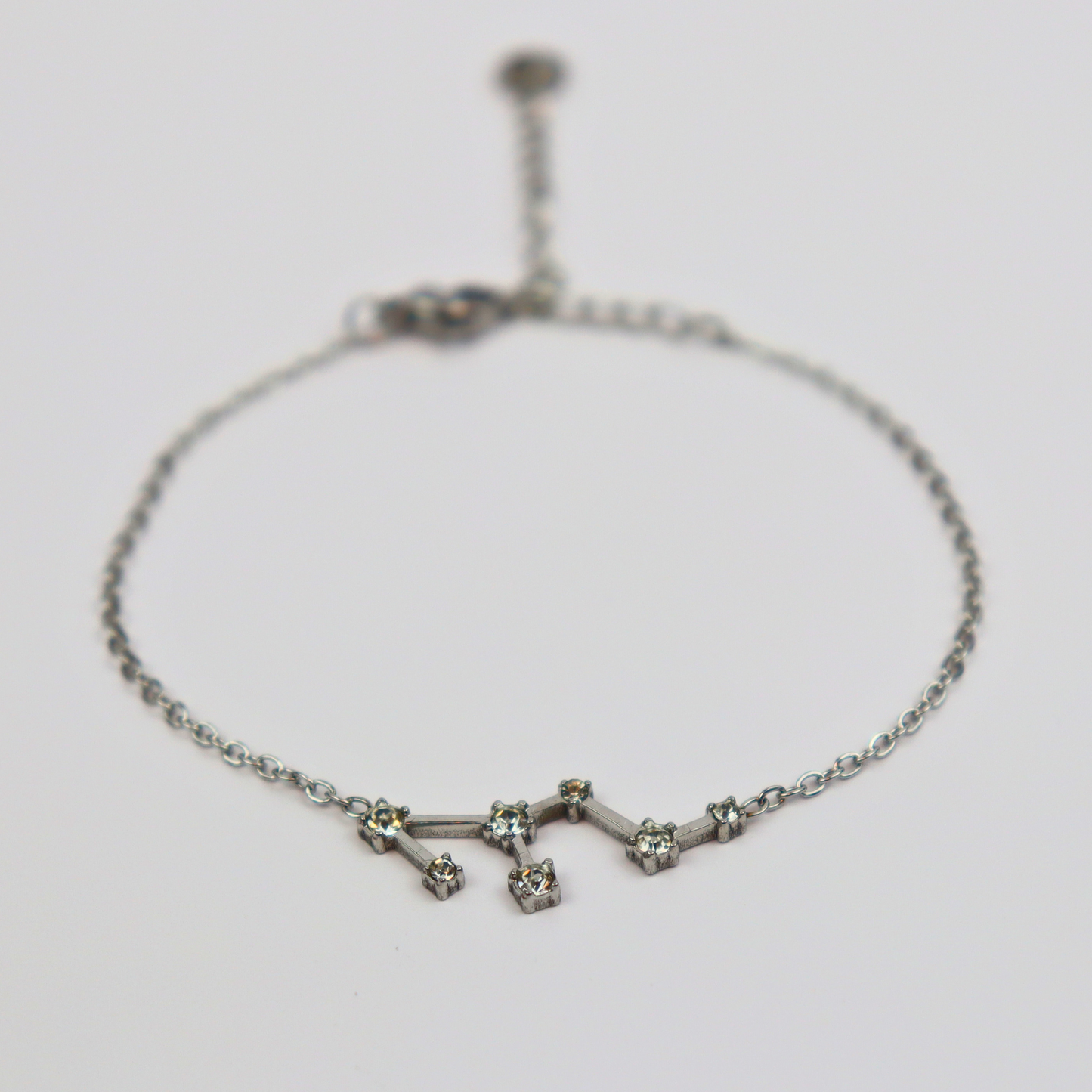 Sternzeichen-Armband Löwe Silber