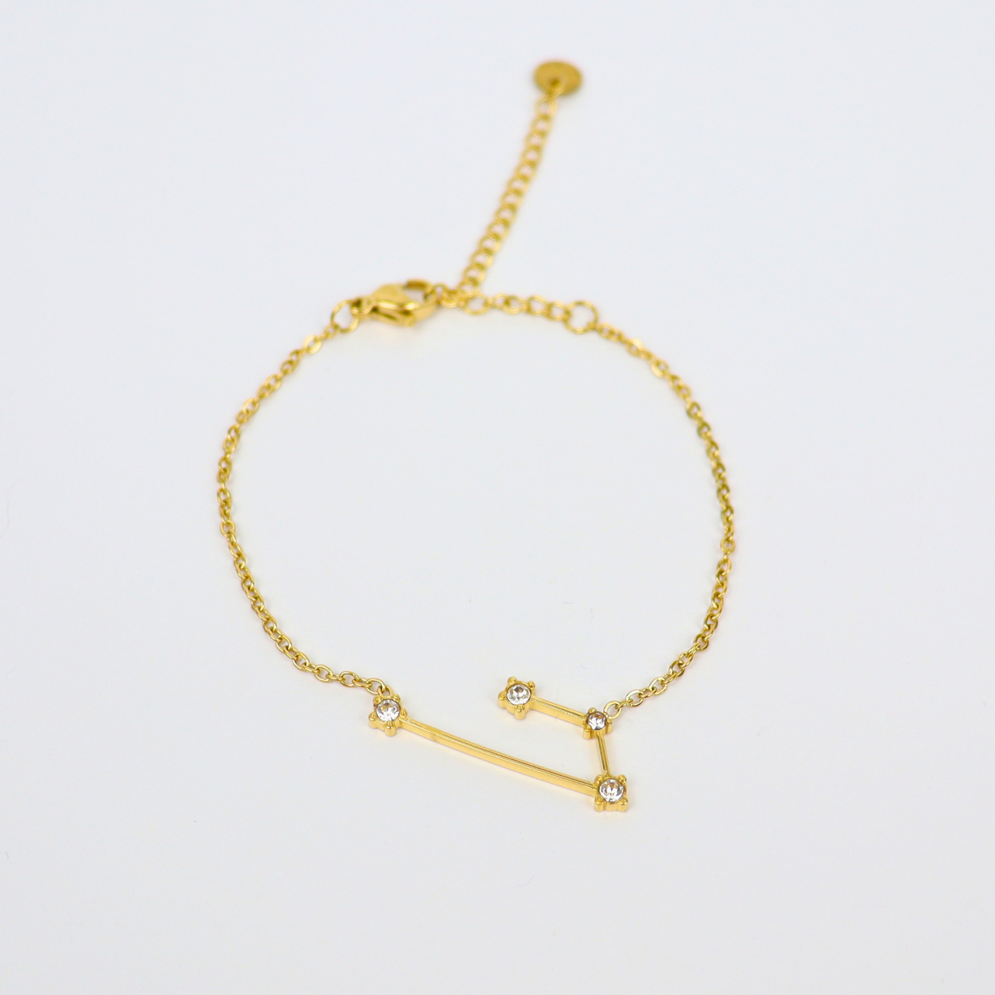 Zodiac sign bracelet Aries gold
