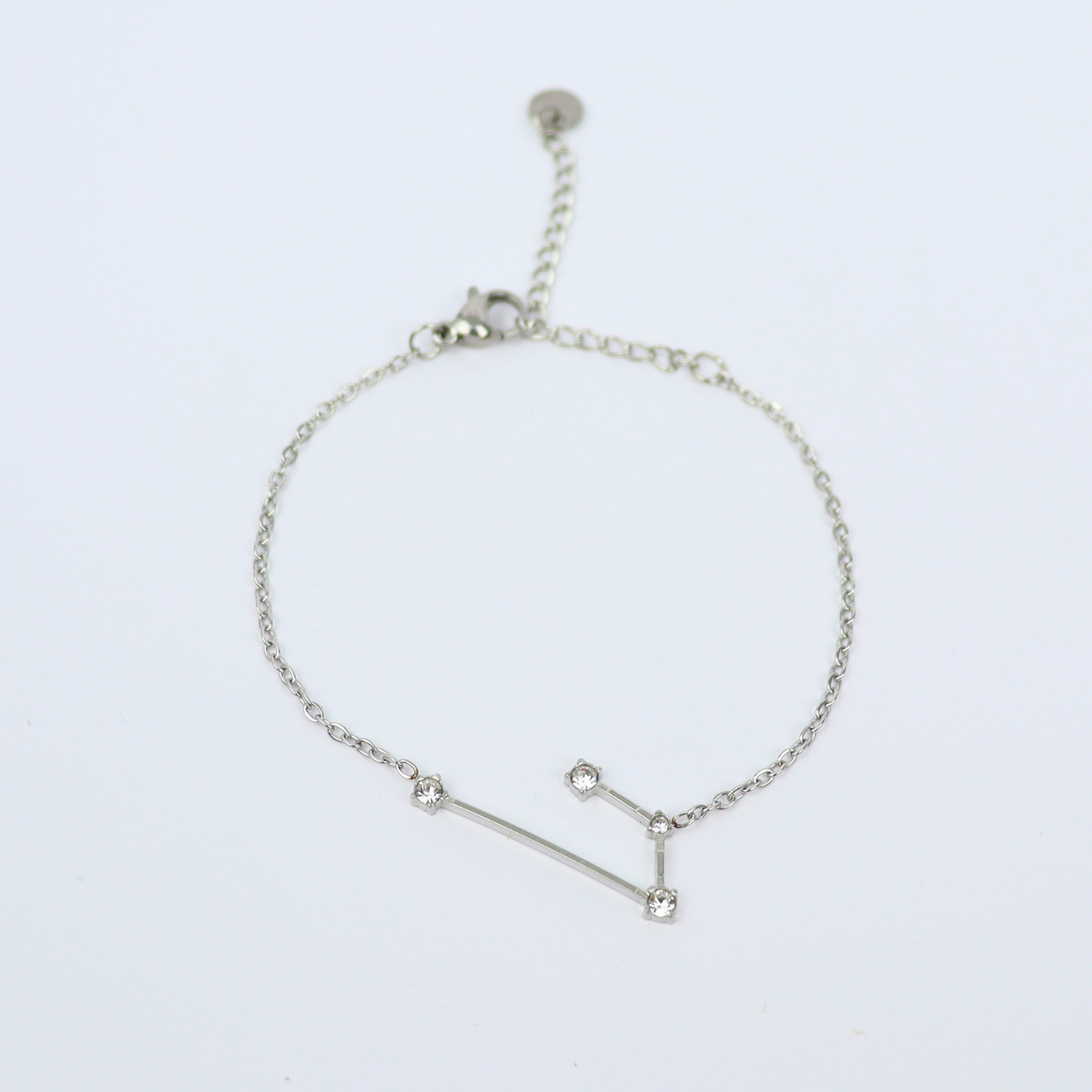 Zodiac sign bracelet Aries silver