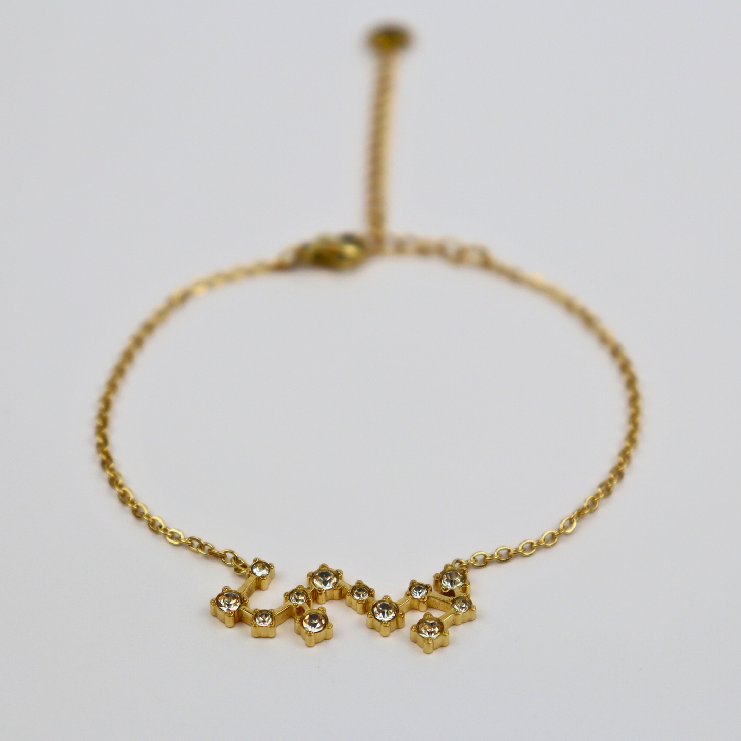 Sterrenbeeld armband schorpioen goud