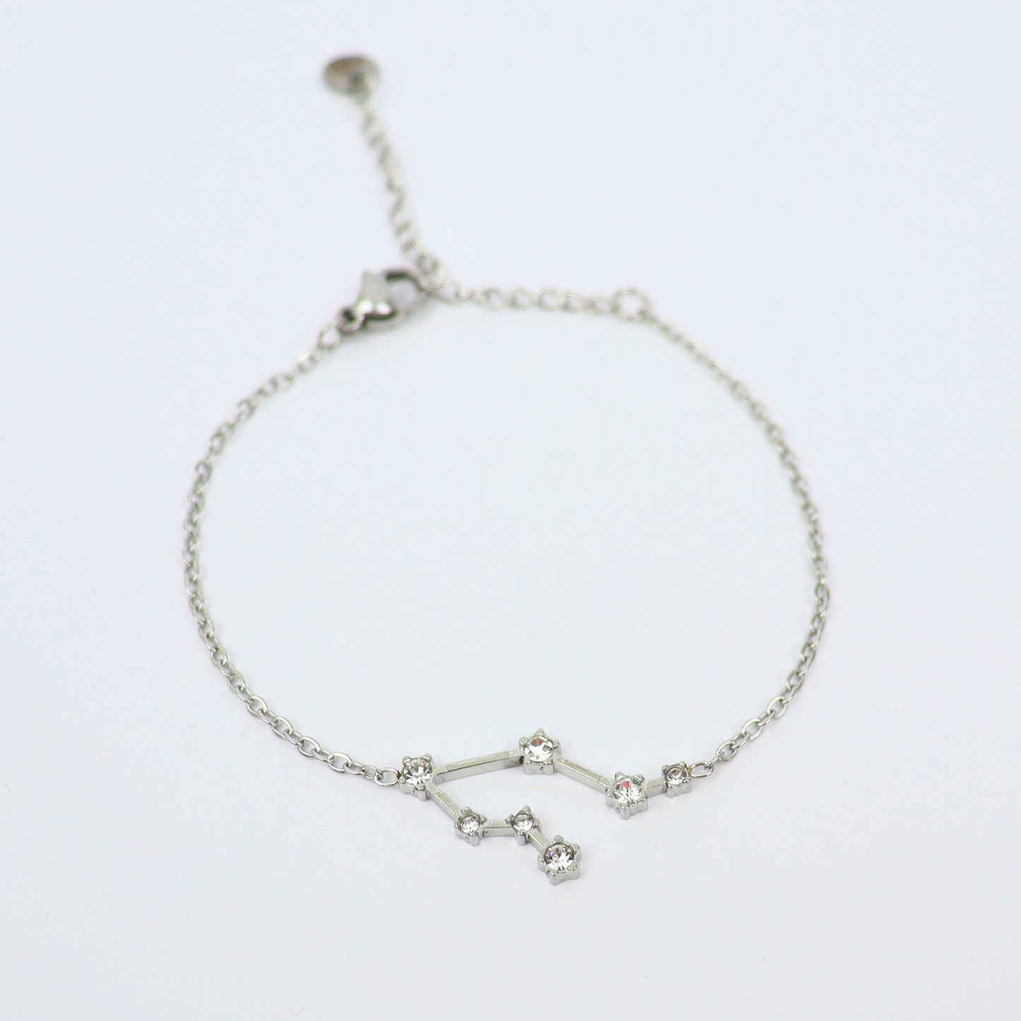 Zodiac sign bracelet Gemini silver
