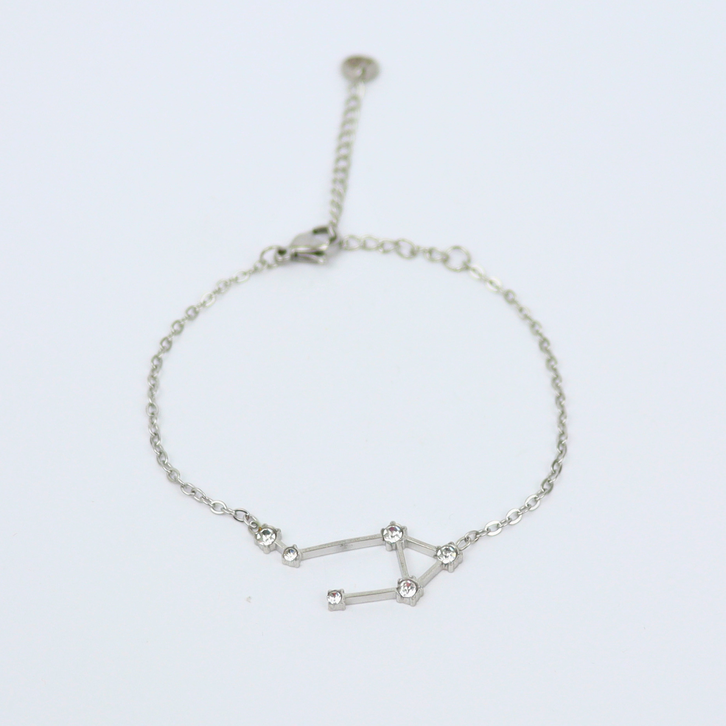 Zodiac sign bracelet Libra silver