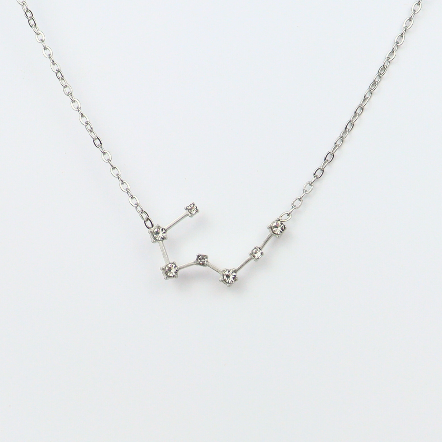 Ketting gemaakt van stainless steel met sterrenbeeld kreeft
