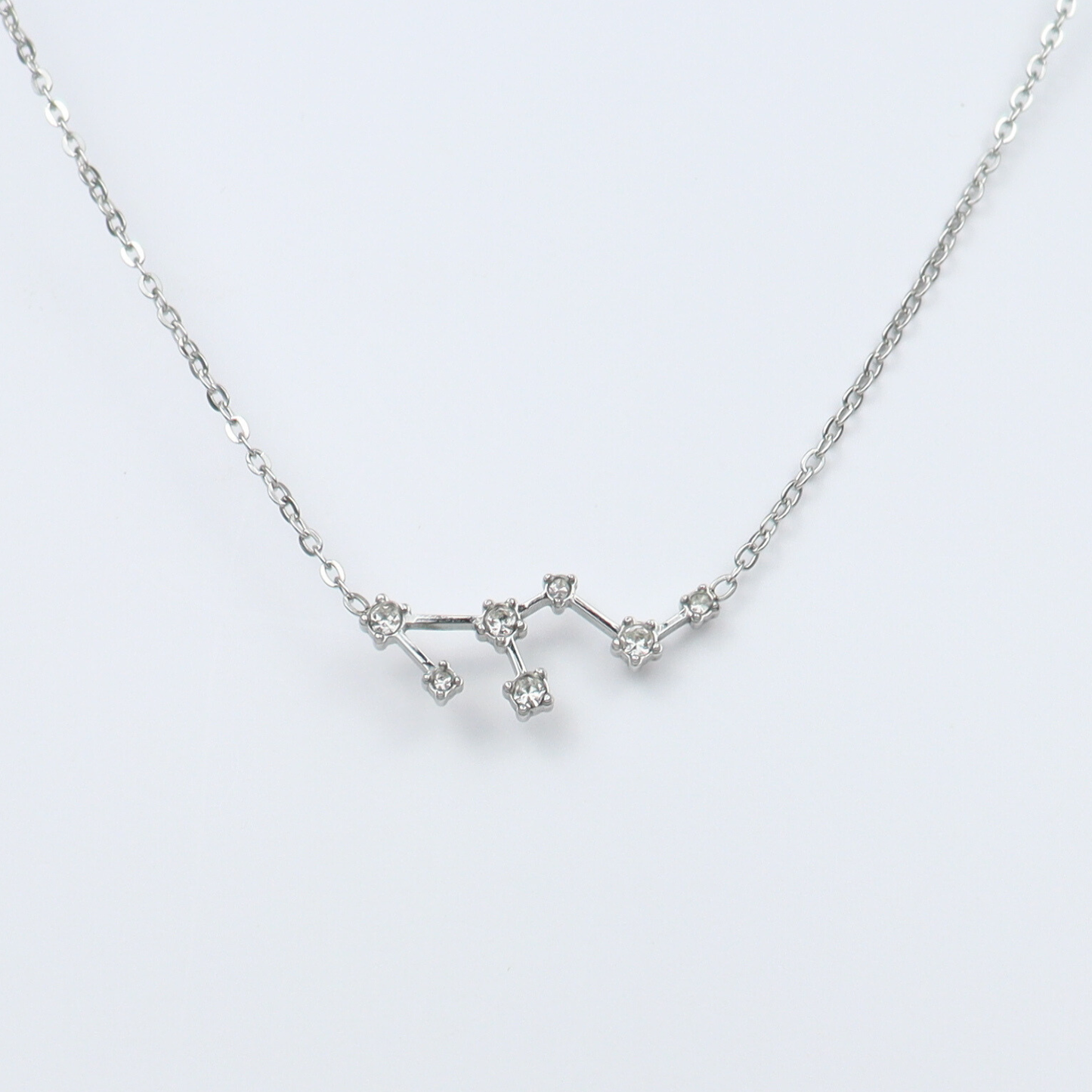 Ketting gemaakt van stainless steel met sterrenbeeld leeuw