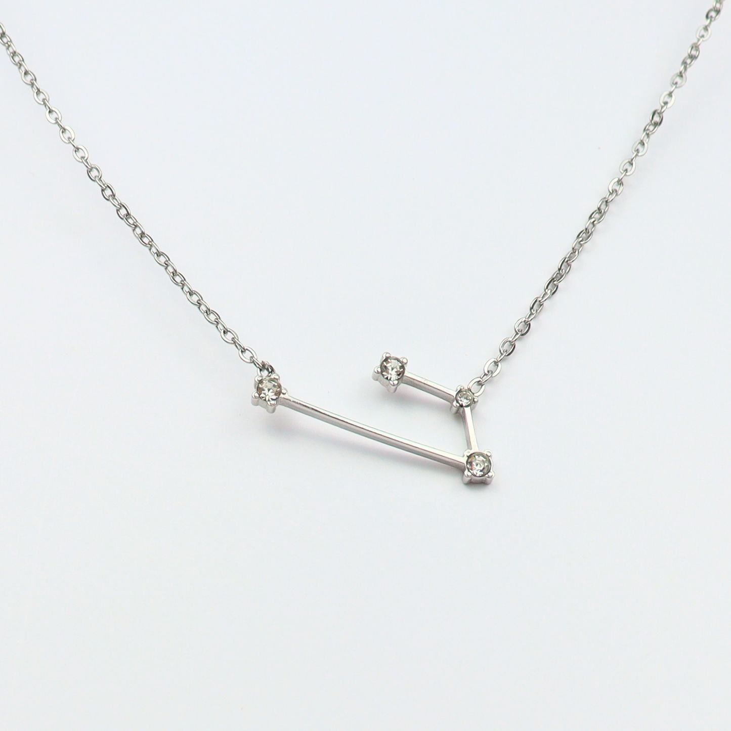 Ketting gemaakt van stainless steel met sterrenbeeld ram