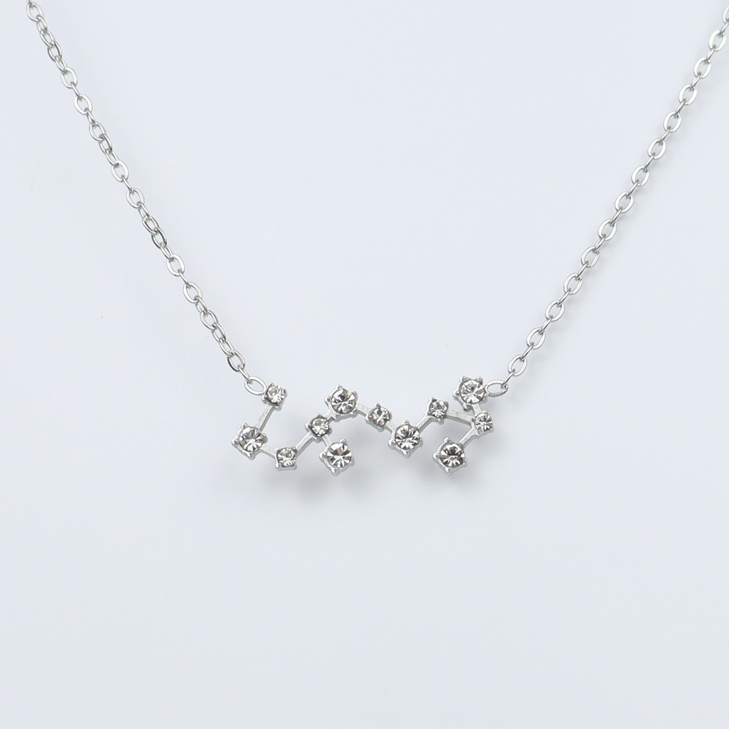 Ketting gemaakt van stainless steel met sterrenbeeld schorpioen