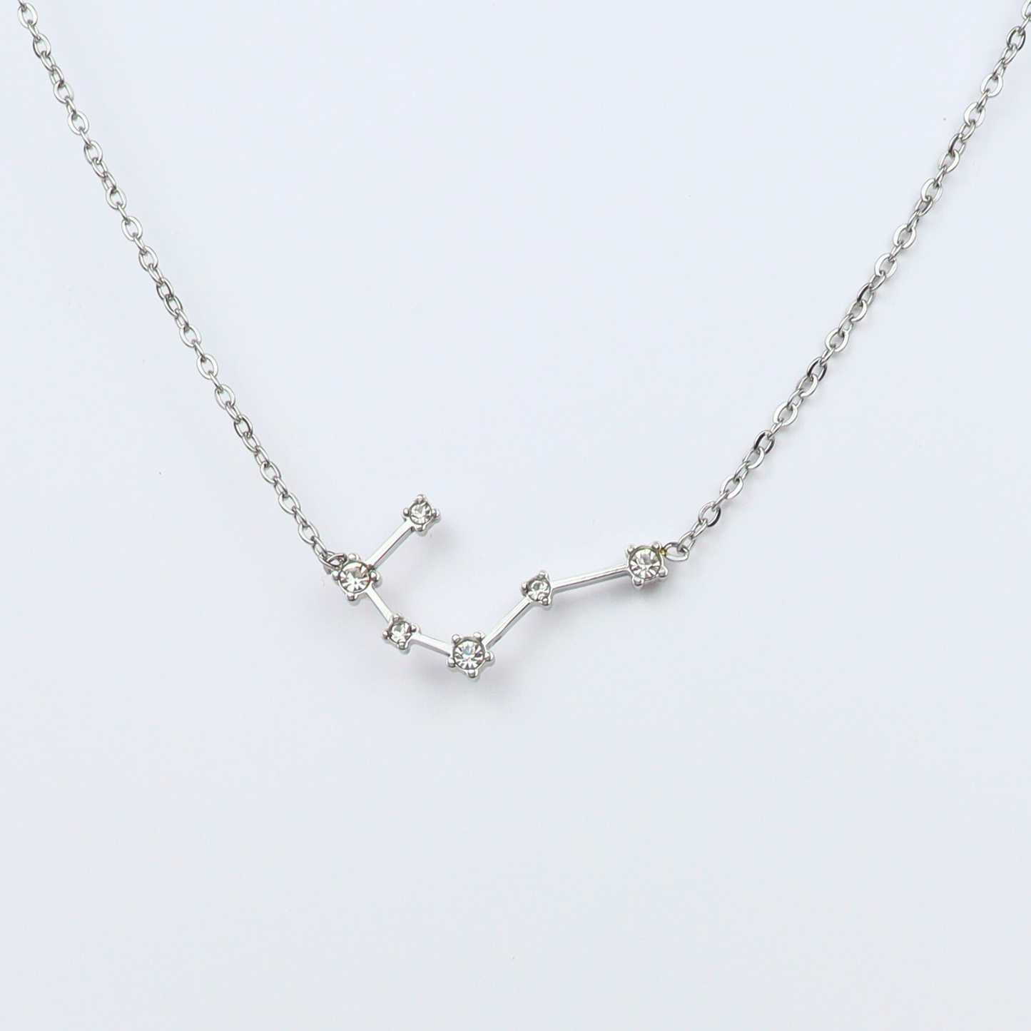 Ketting gemaakt van stainless steel met sterrenbeeld stier