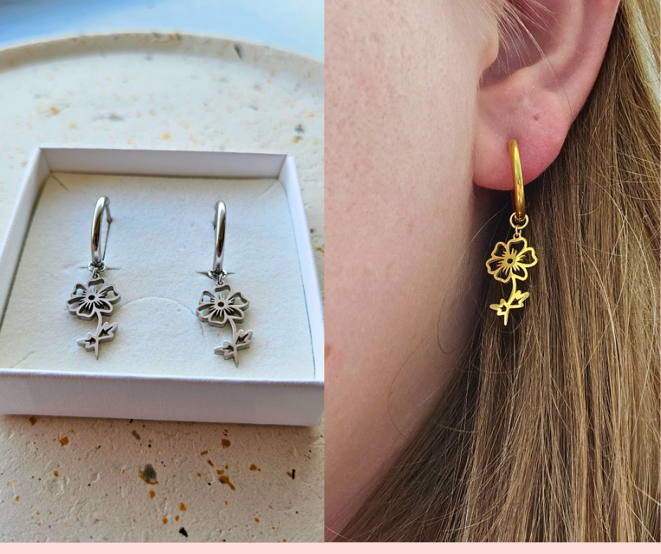 Sieraden met de geboortebloem van oktober: de cosmea
