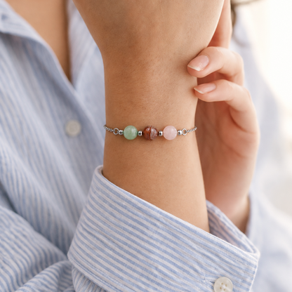 Armband-sterrenbeeld-edelsteen-zilver