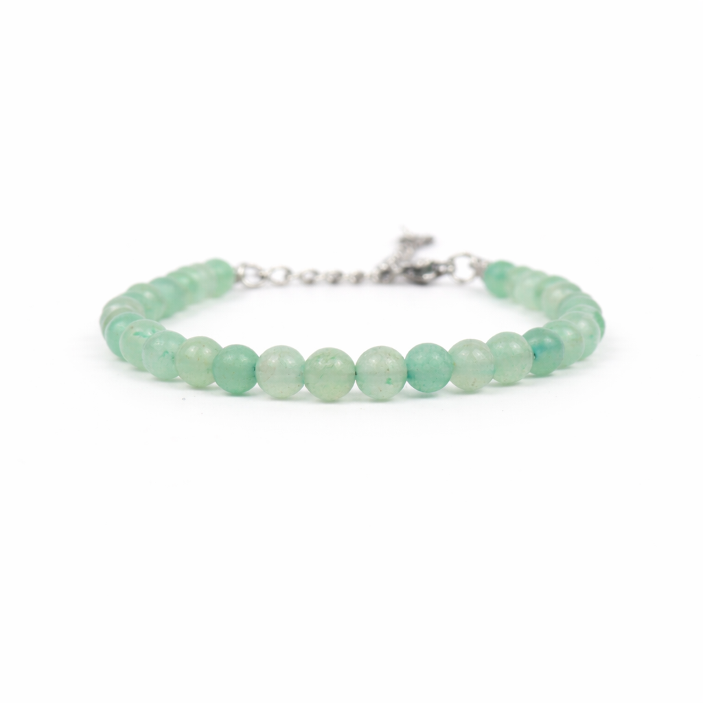Armband aventurijn zilver
