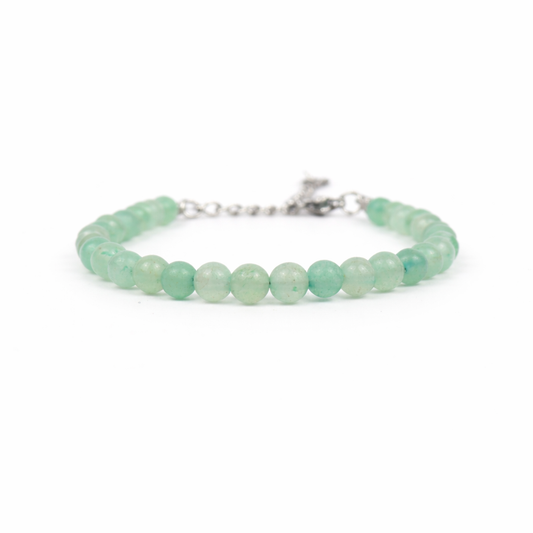 Armband aventurijn zilver