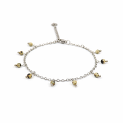Dalmatian Jasper Bracelet Silver