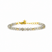 Bracelet labradorite gold