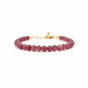 Armband lepidoliet goud